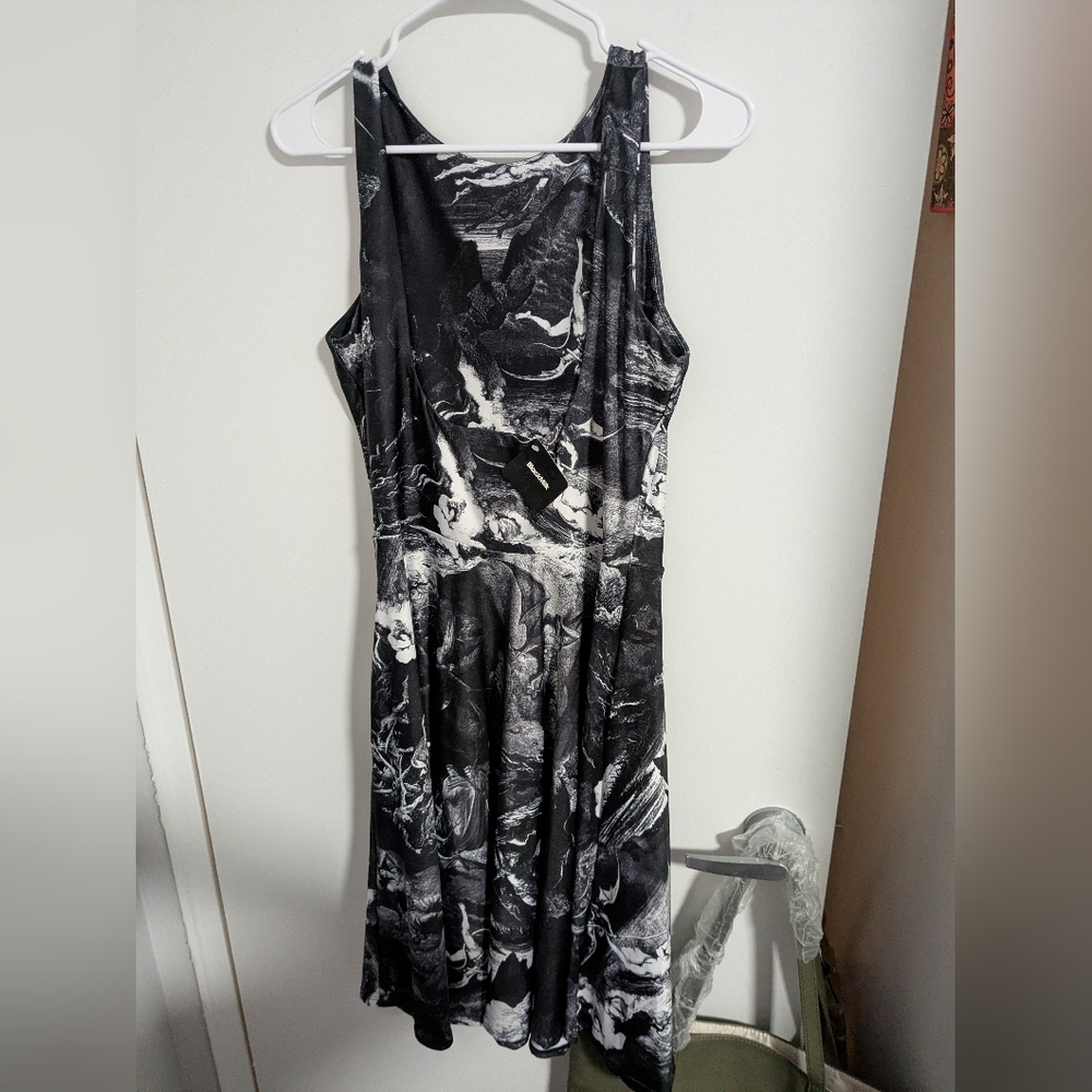 Black Milk dore's angels longline underbust dress Large, NWT